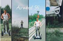 Vorteile der großen Reifen: Airwheel S5, A3-Elektro-Scooter und X8 Elektro-Einrad